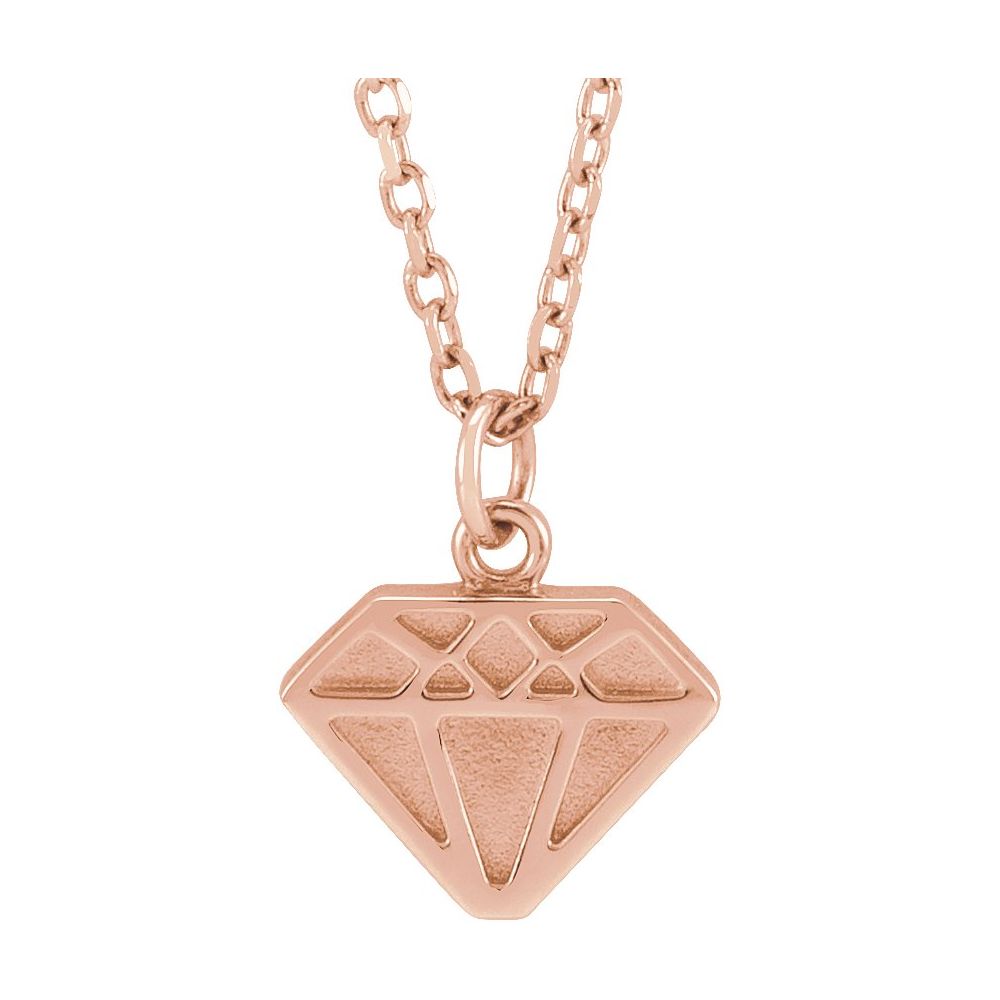 Tiny Diamond Shaped Necklace