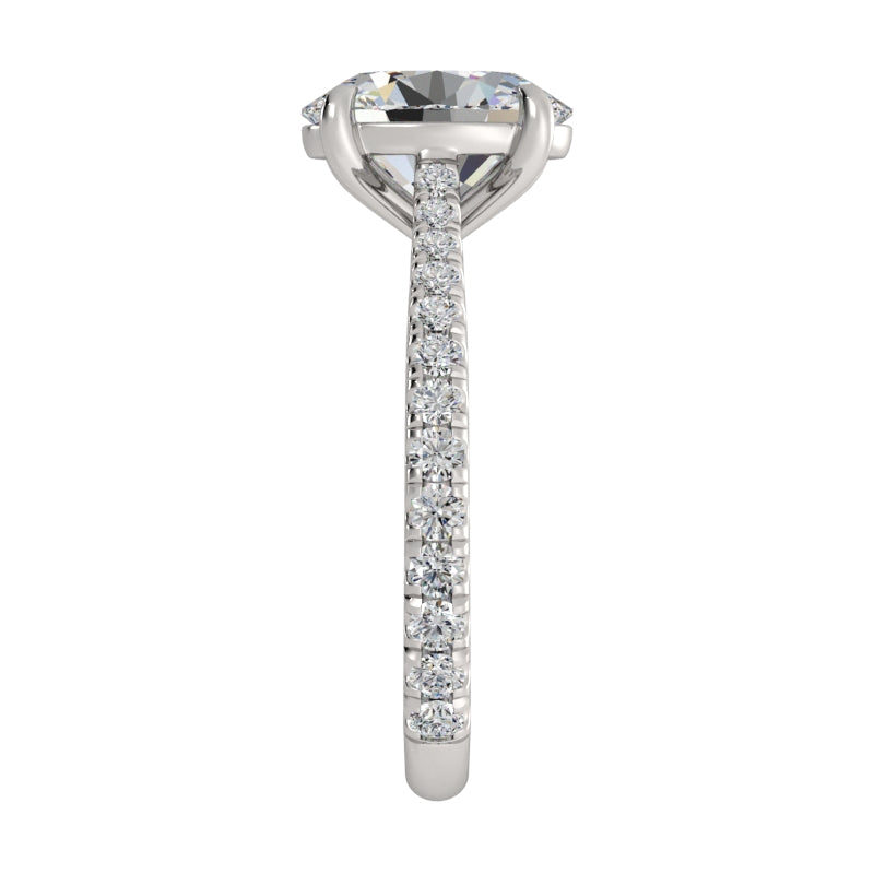 Cathedral Diamond Ring