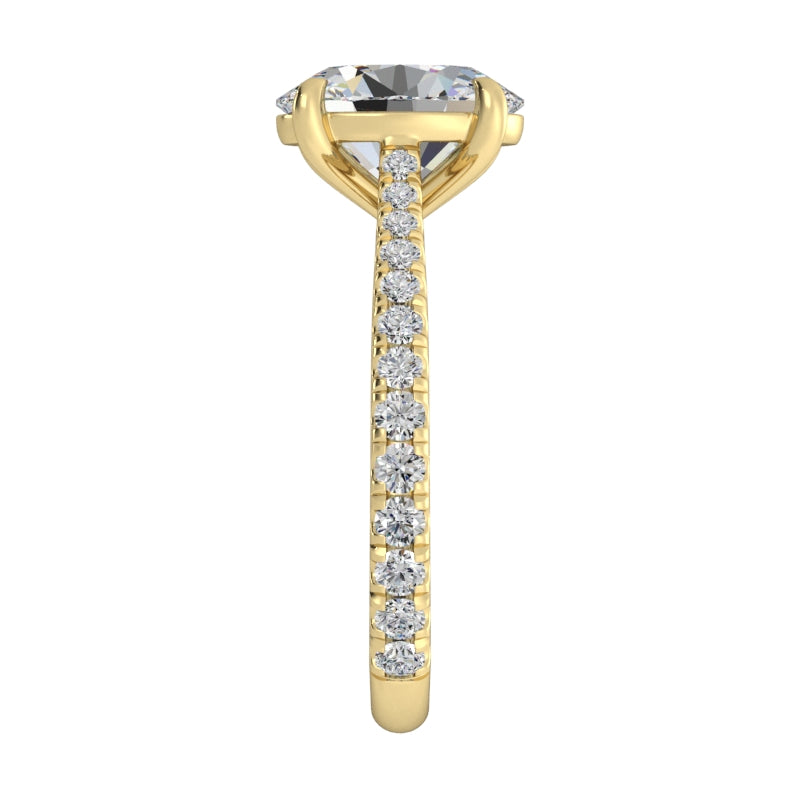 Cathedral Diamond Ring