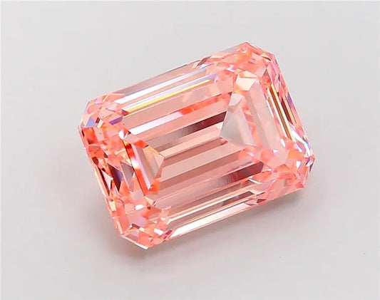 11.03ct Emerald Lab Grown Diamond (Colour Fancy Intense Pink, Clarity VS2, IGI Certified)