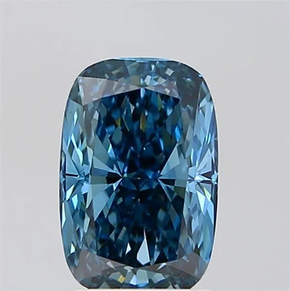 2.01ct Cushion modified Lab Grown Diamond (Colour Fancy Vivid Blue, Clarity VS1, IGI Certified)