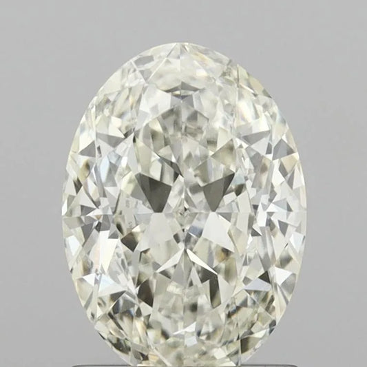 1.00ct Oval Natural Diamond (Colour J, Clarity VVS2, Cut VG, IGI Certified)