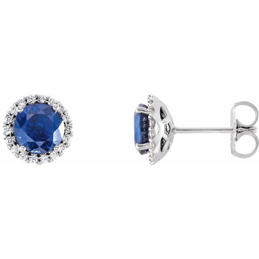 Gemstone & Diamond Earrings