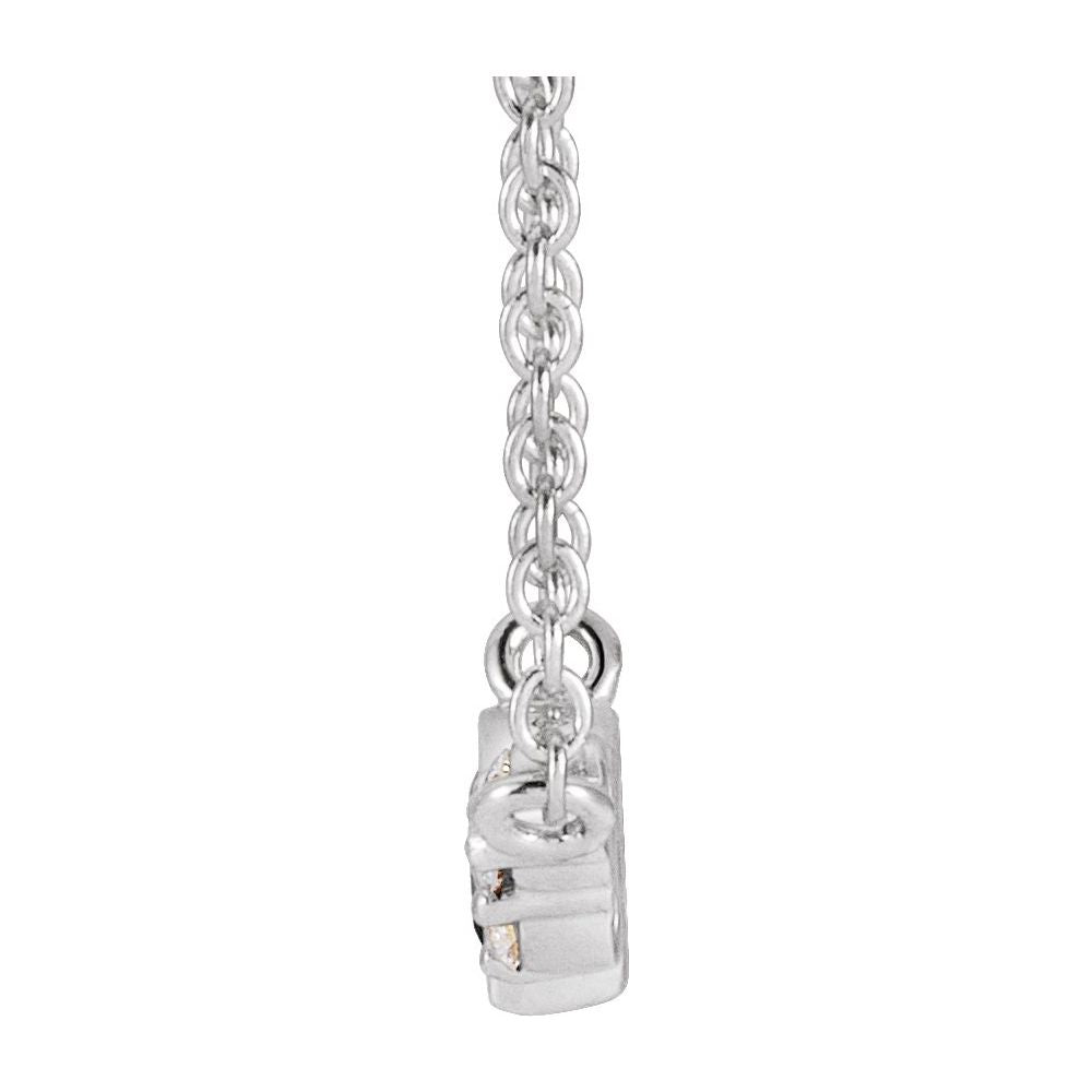 Offset Marquise Pendant