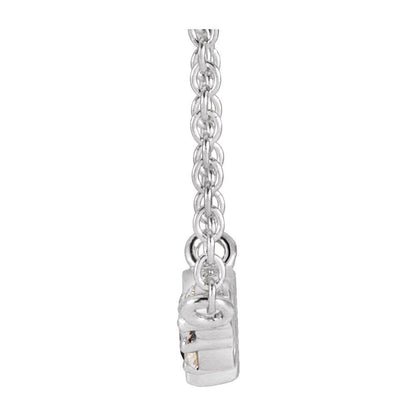 Offset Marquise Pendant