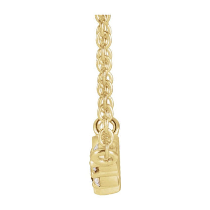 Offset Marquise Pendant