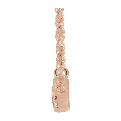 Offset Marquise Pendant