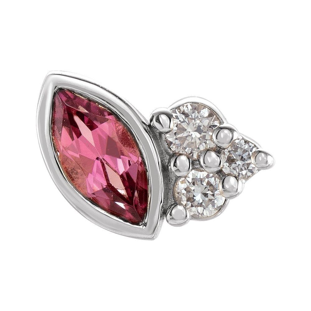 Offset Marquise Studs