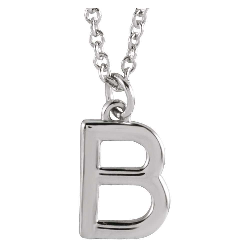 14k Gold Initial Pendant Necklace