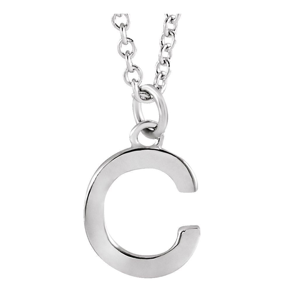 14k Gold Initial Pendant Necklace