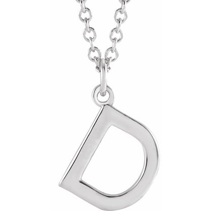 14k Gold Initial Pendant Necklace
