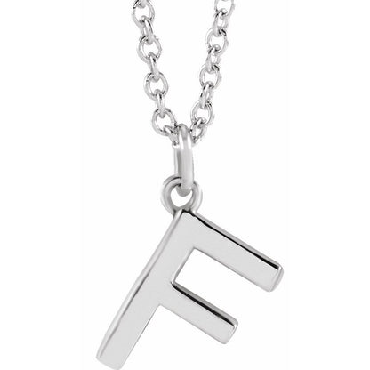 14k Gold Initial Pendant Necklace