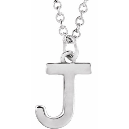14k Gold Initial Pendant Necklace