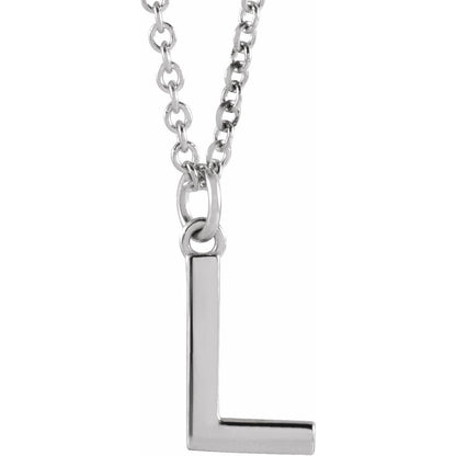 14k Gold Initial Pendant Necklace