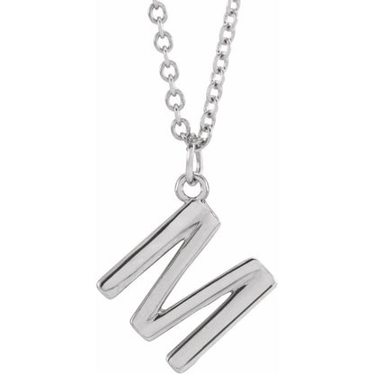 14k Gold Initial Pendant Necklace