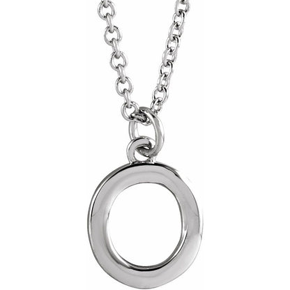 14k Gold Initial Pendant Necklace