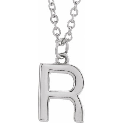 14k Gold Initial Pendant Necklace