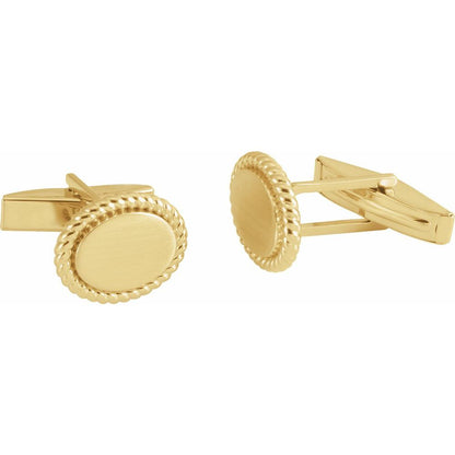 Rope Accented Cufflinks
