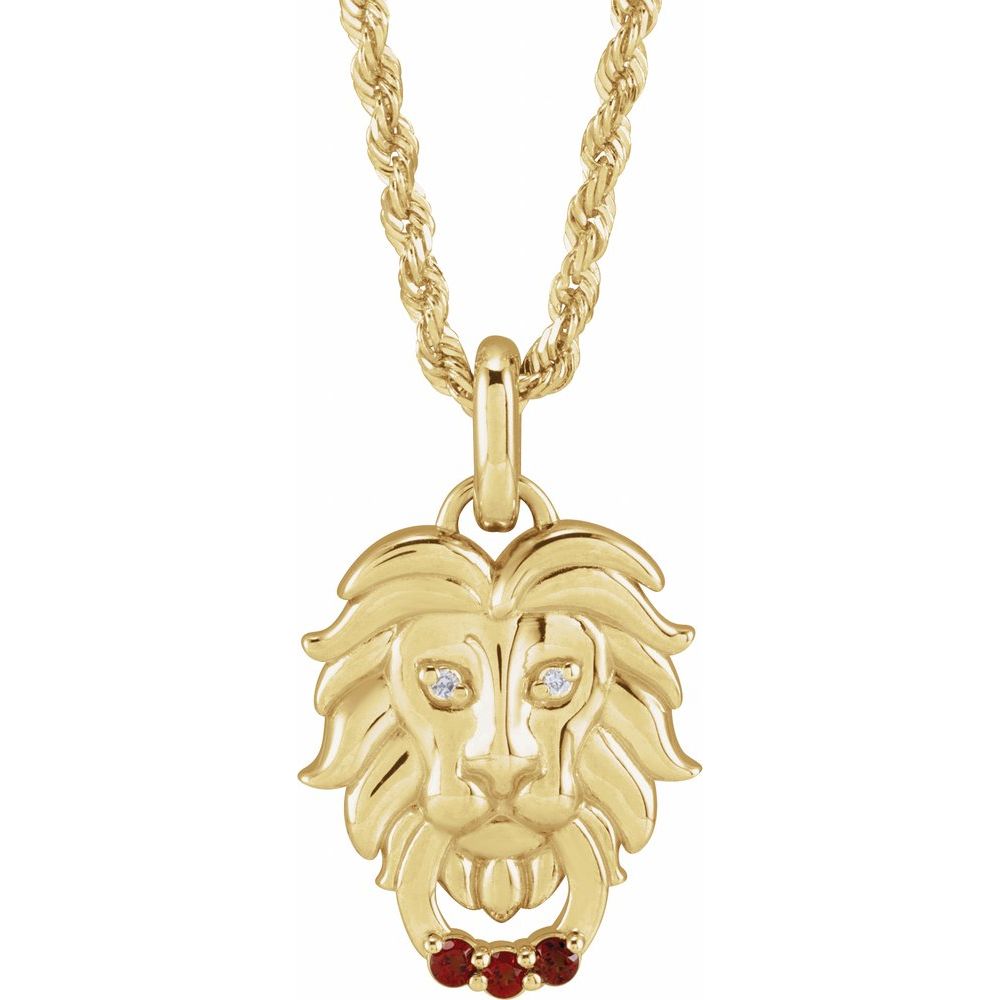 Lion Head Necklace