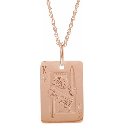 Playing Card Necklace