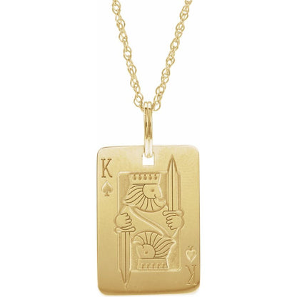 Playing Card Necklace