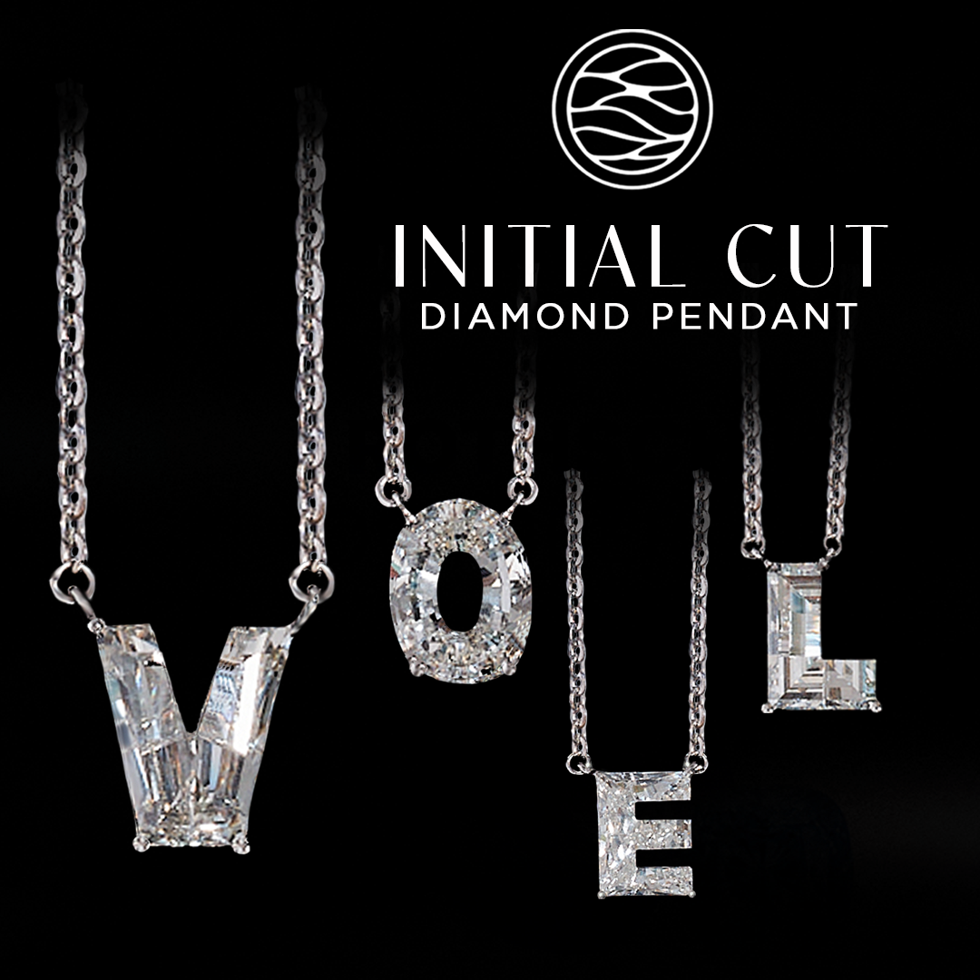 Diamond Initial Pendant Collection