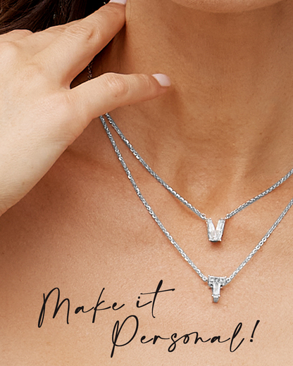 Diamond Initial Pendant Collection