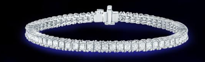 Tennis Bracelet Emerald Cut LGD