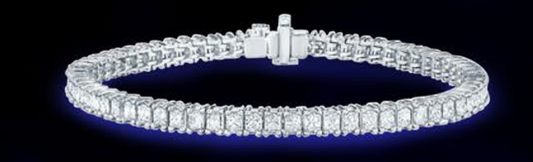 Tennis Bracelet Emerald Cut LGD