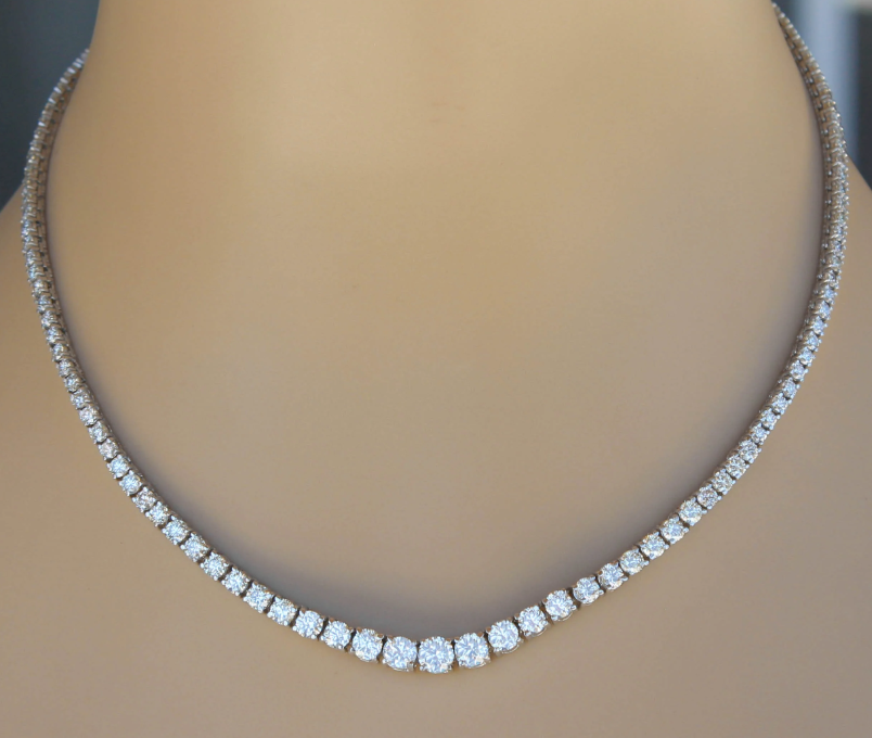 Graduating Tennis Necklace