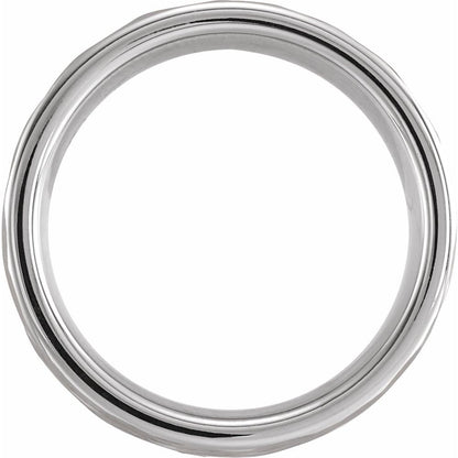 Pipe Cut Tungsten Band