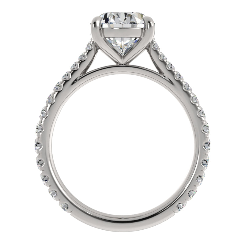 Cathedral Diamond Ring