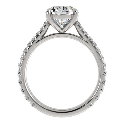 Cathedral Diamond Ring
