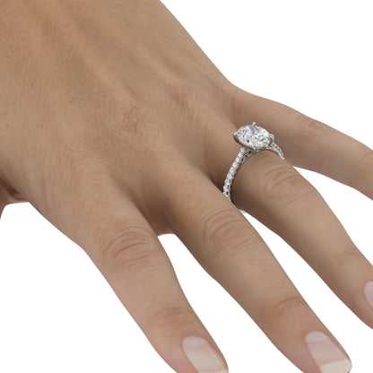Cathedral Diamond Ring