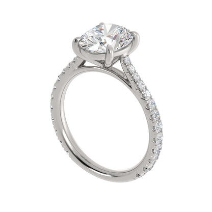 Cathedral Diamond Ring
