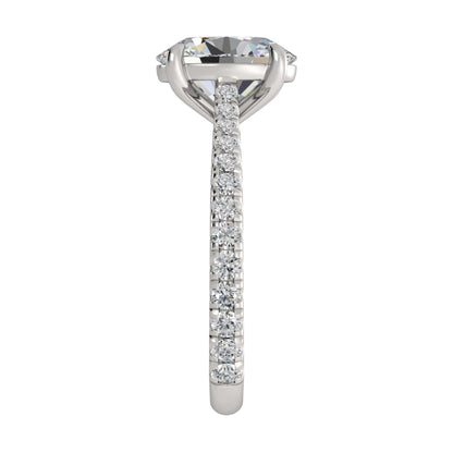 Cathedral Diamond Ring