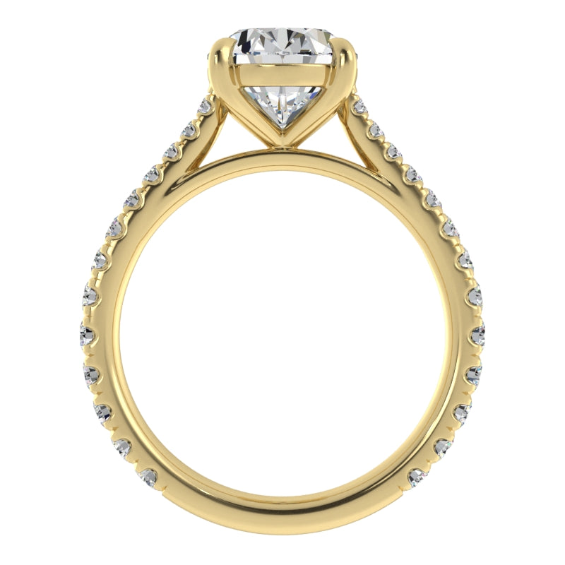 Cathedral Diamond Ring