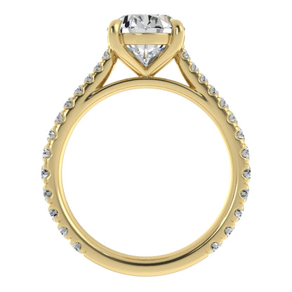 Cathedral Diamond Ring