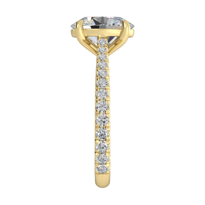 Cathedral Diamond Ring