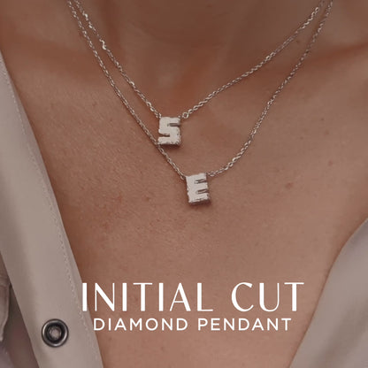 Diamond Initial Pendant Collection