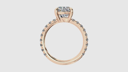 Basket Set Diamond Ring