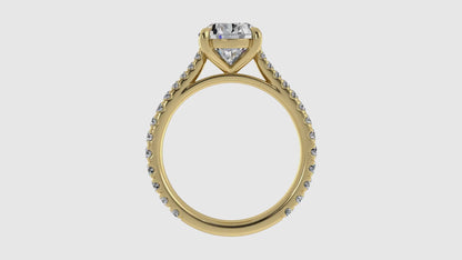 Cathedral Diamond Ring