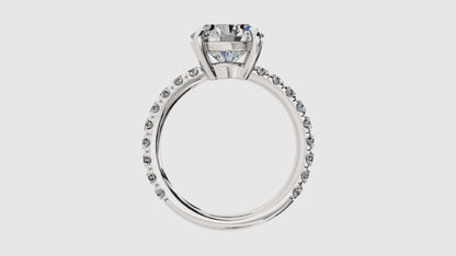 Basket Set Diamond Ring
