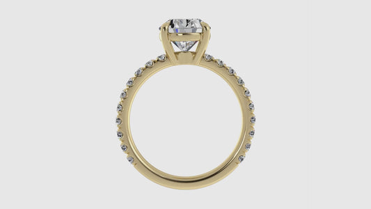 Basket Set Diamond Ring
