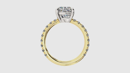 Basket Set Diamond Ring